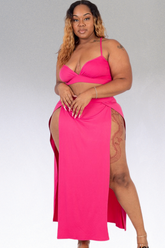 The Tacarra Plus Size Skirt Set
